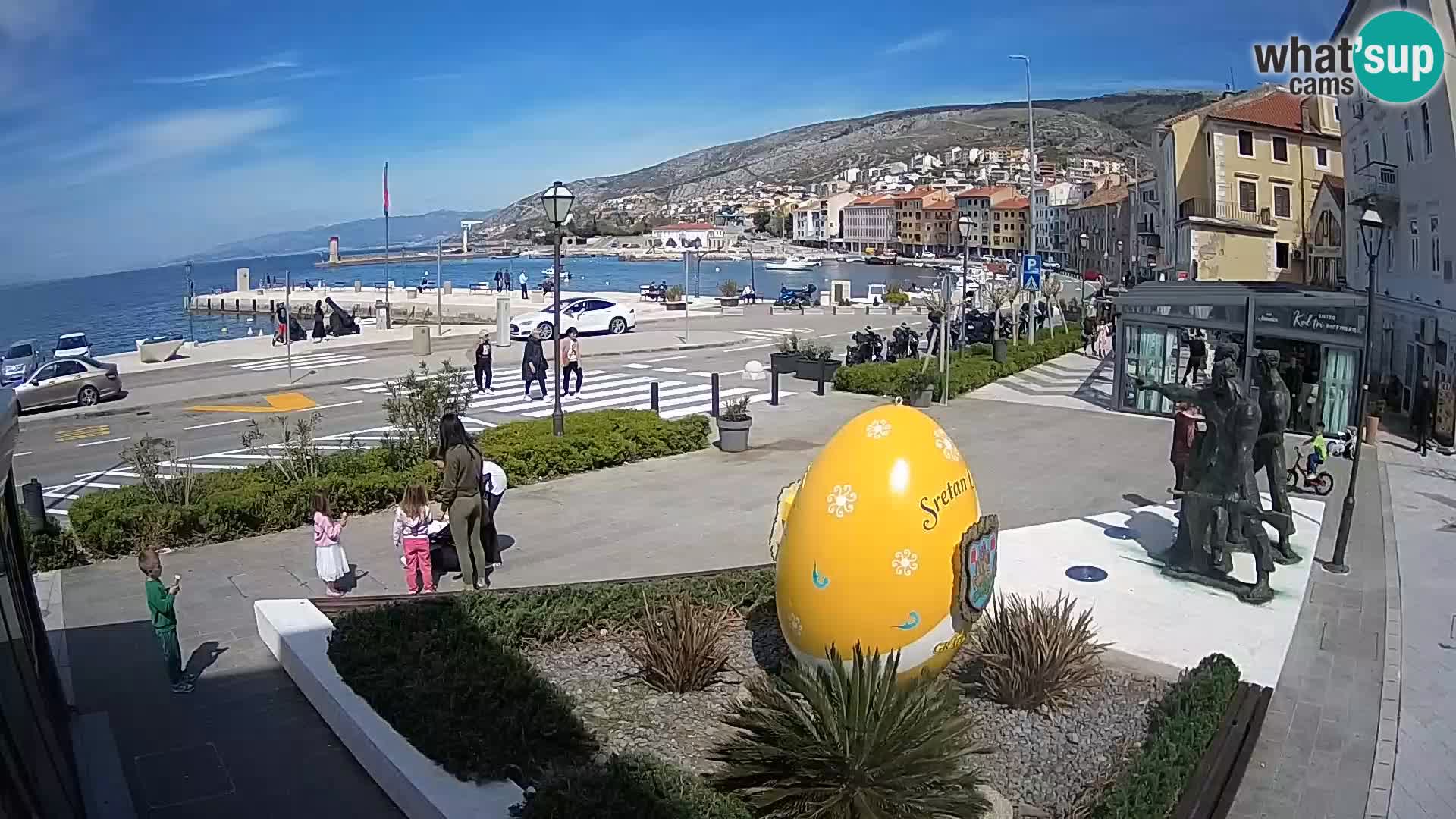 Live webcam Senj riva – seafront – Croatia