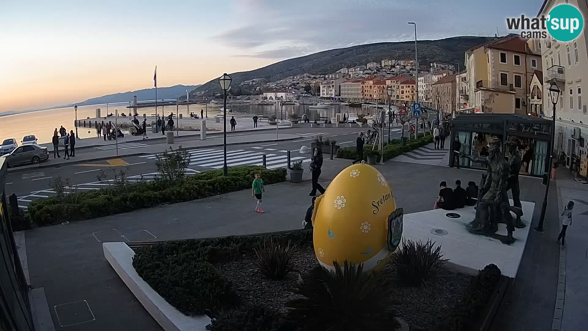 Live webcam Senj riva – seafront – Croatia