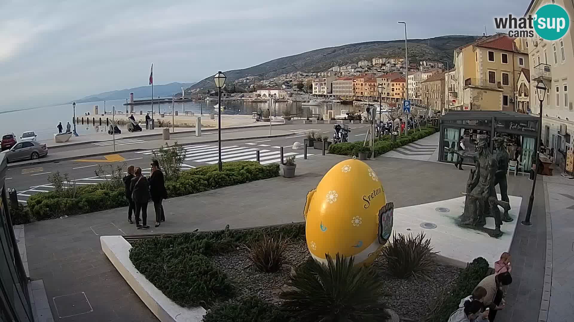Live webcam Senj riva – seafront – Croatia