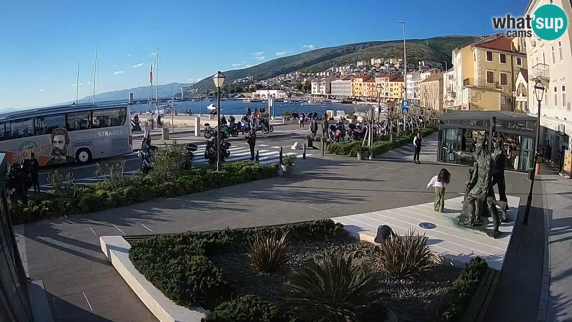 Spletna kamera v živo Senj riva – Hrvaška