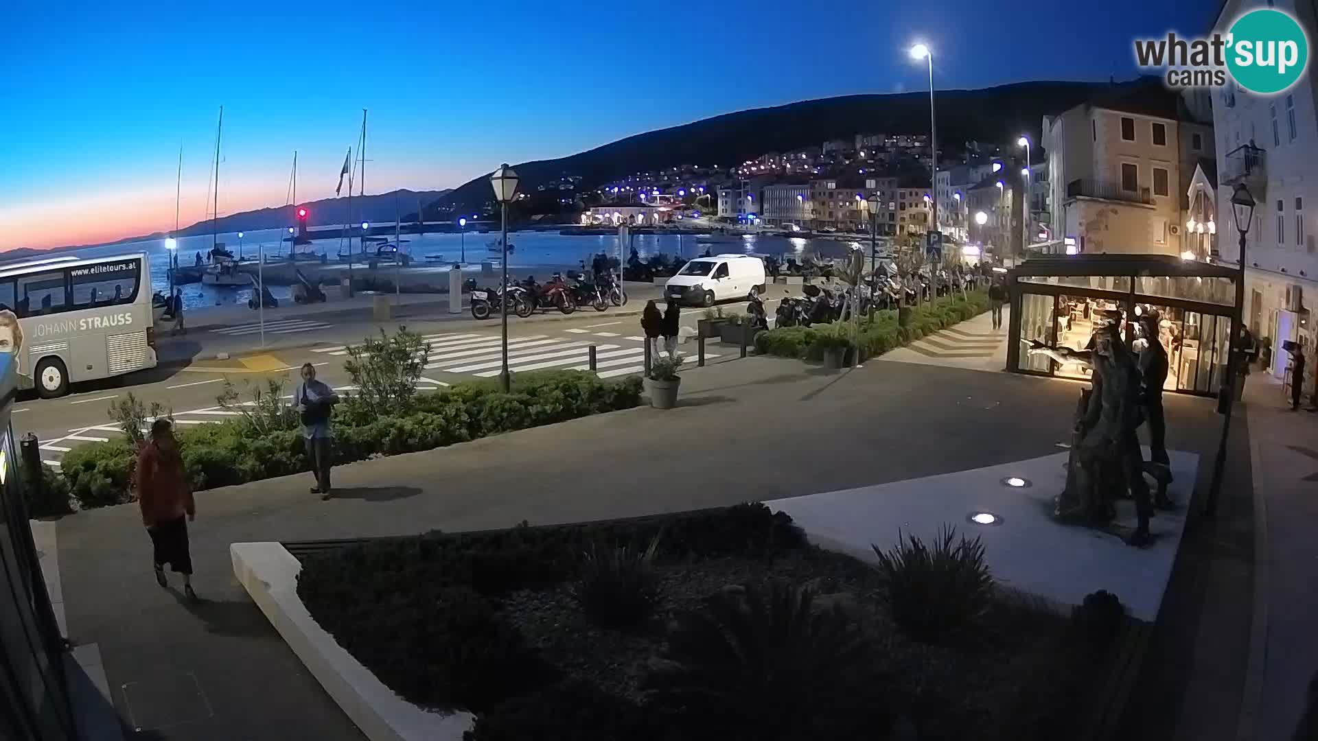 Webcam en vivo Senj riva – paseo marítimo