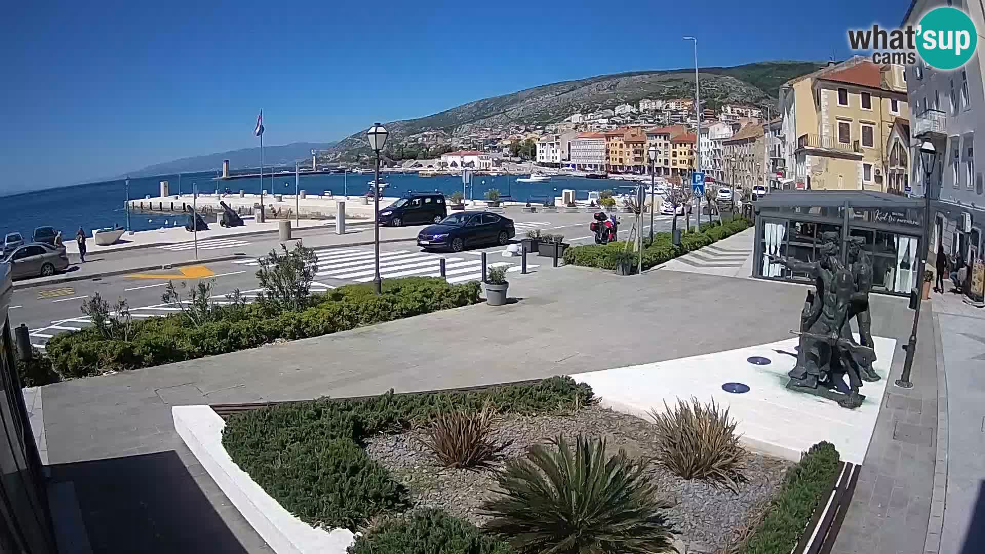 Webcam en vivo Senj riva – paseo marítimo