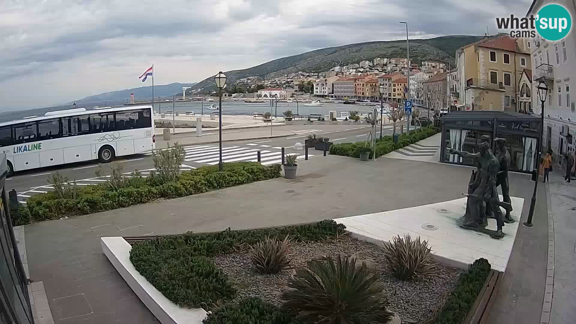 Live webcam Senj riva – seafront – Croatia