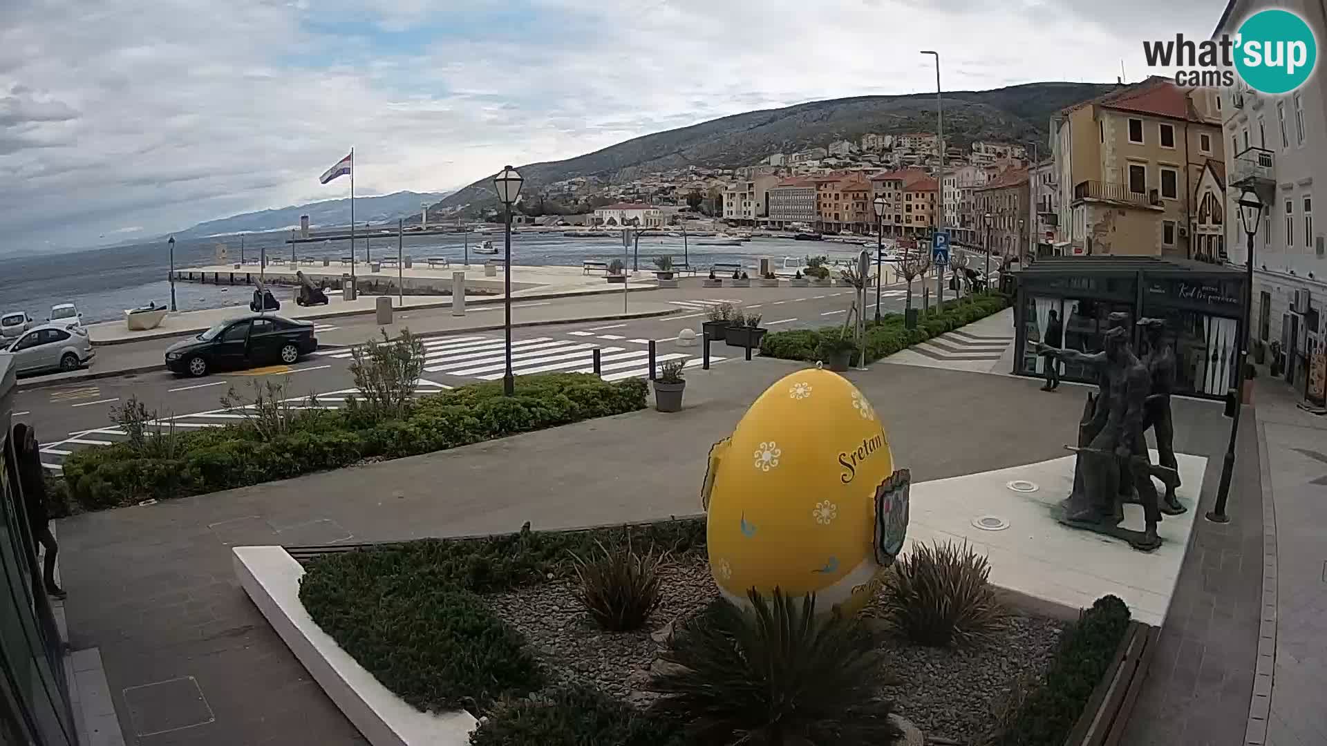Live-Webcam Senj Riva – direkt am Meer – Kroatien