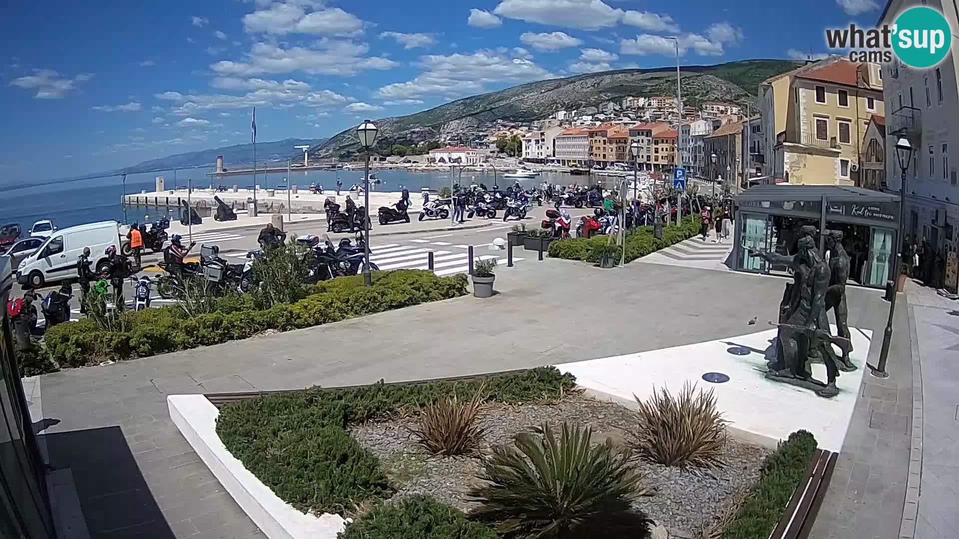 Spletna kamera v živo Senj riva – Hrvaška