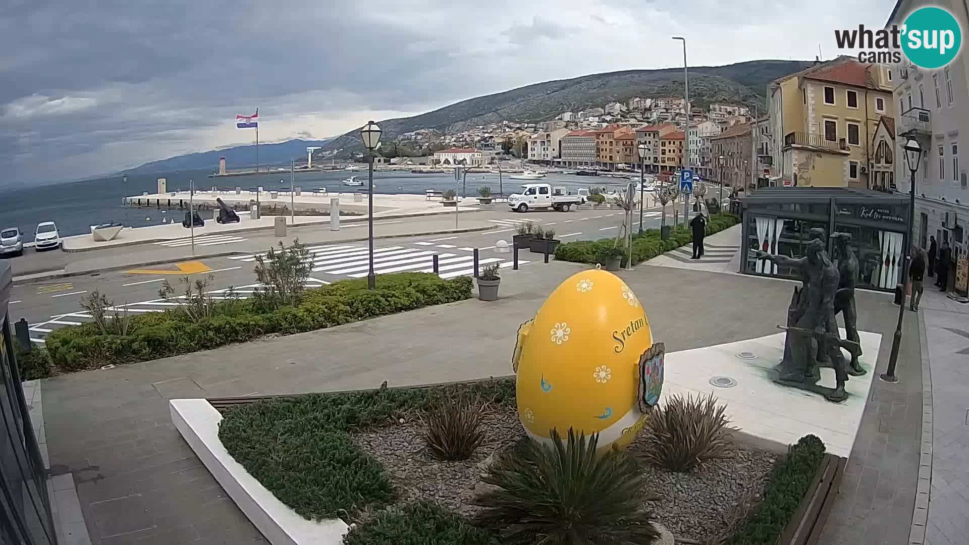 Live-Webcam Senj Riva – direkt am Meer – Kroatien