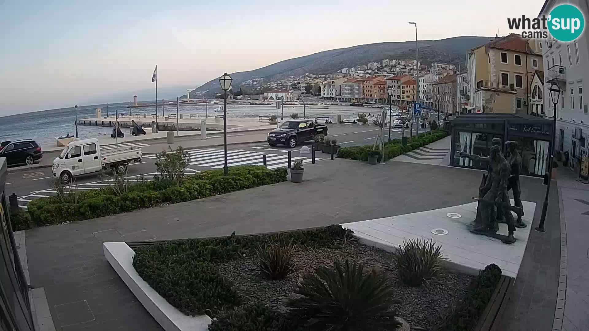 Live webcam Senj riva – seafront – Croatia