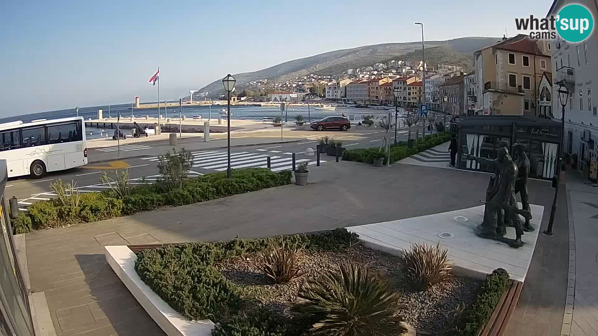 Live webcam Senj riva – seafront – Croatia