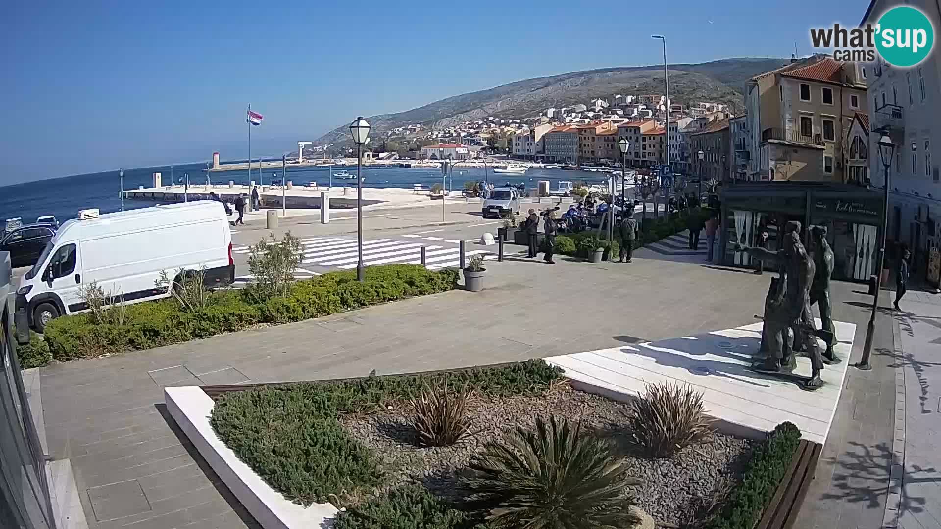 Webcam en vivo Senj riva – paseo marítimo