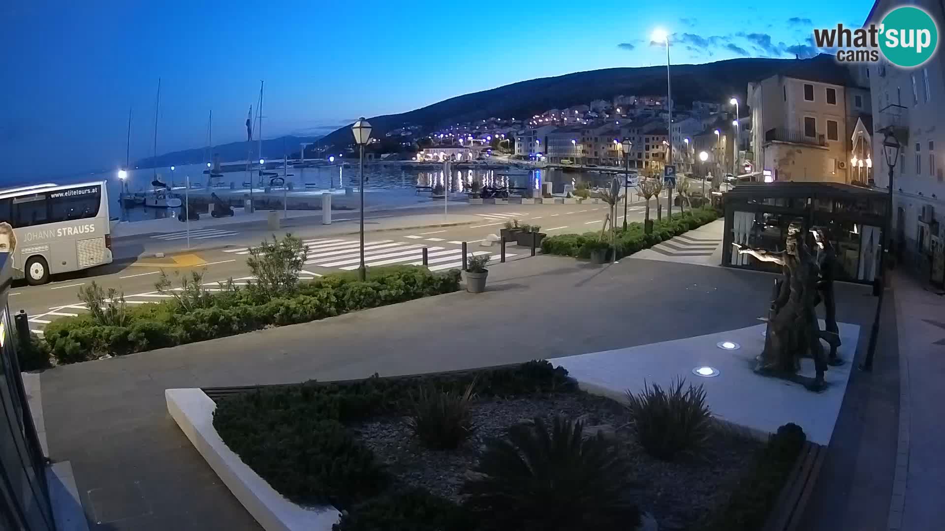 Webcam en vivo Senj riva – paseo marítimo