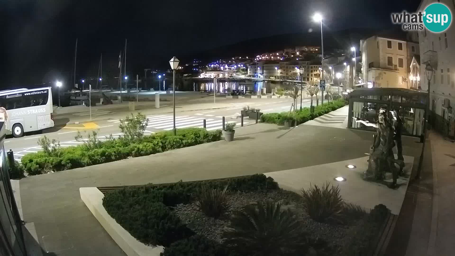Live webcam Senj riva – seafront – Croatia