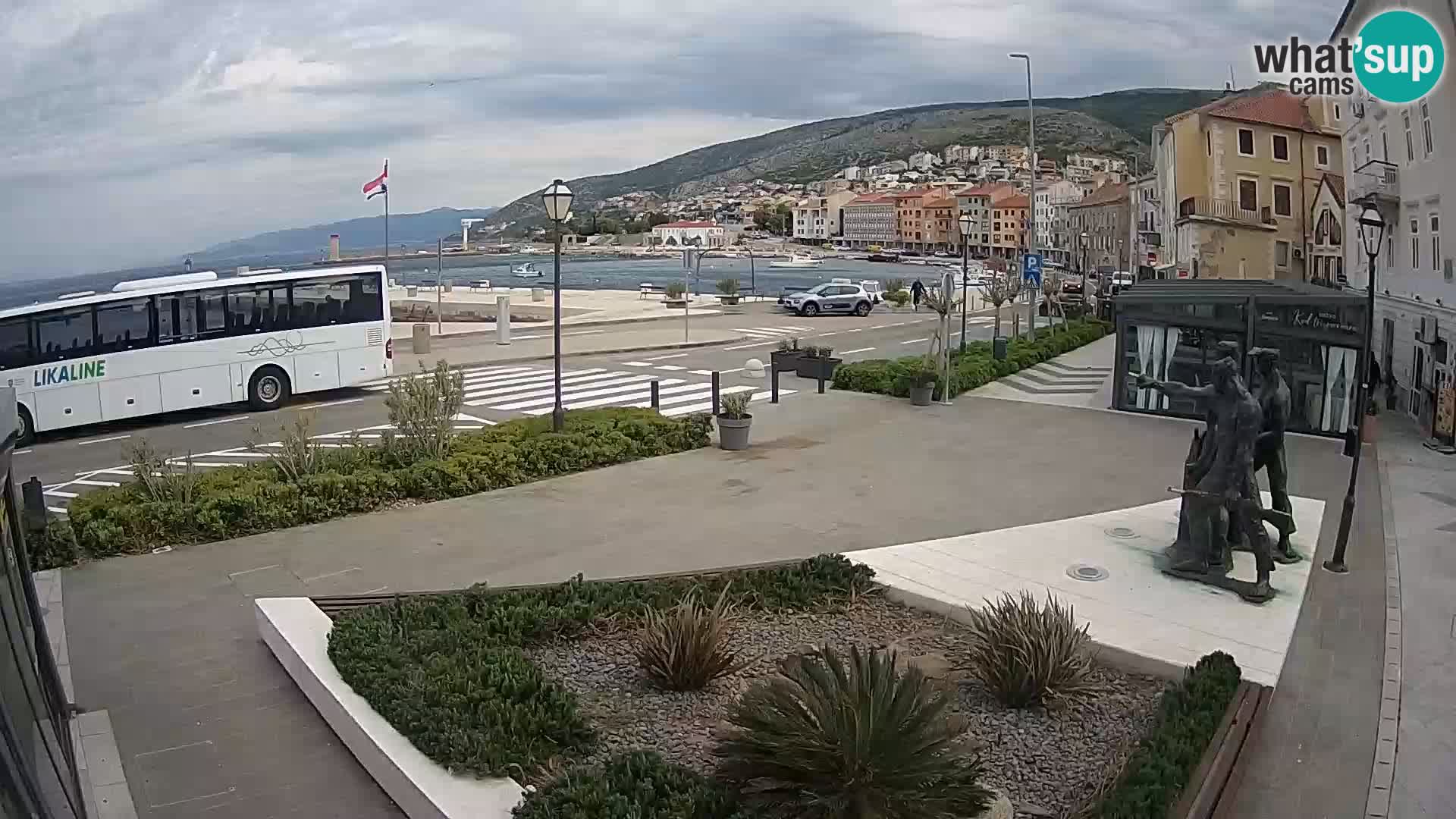 Live webcam Senj riva – seafront – Croatia