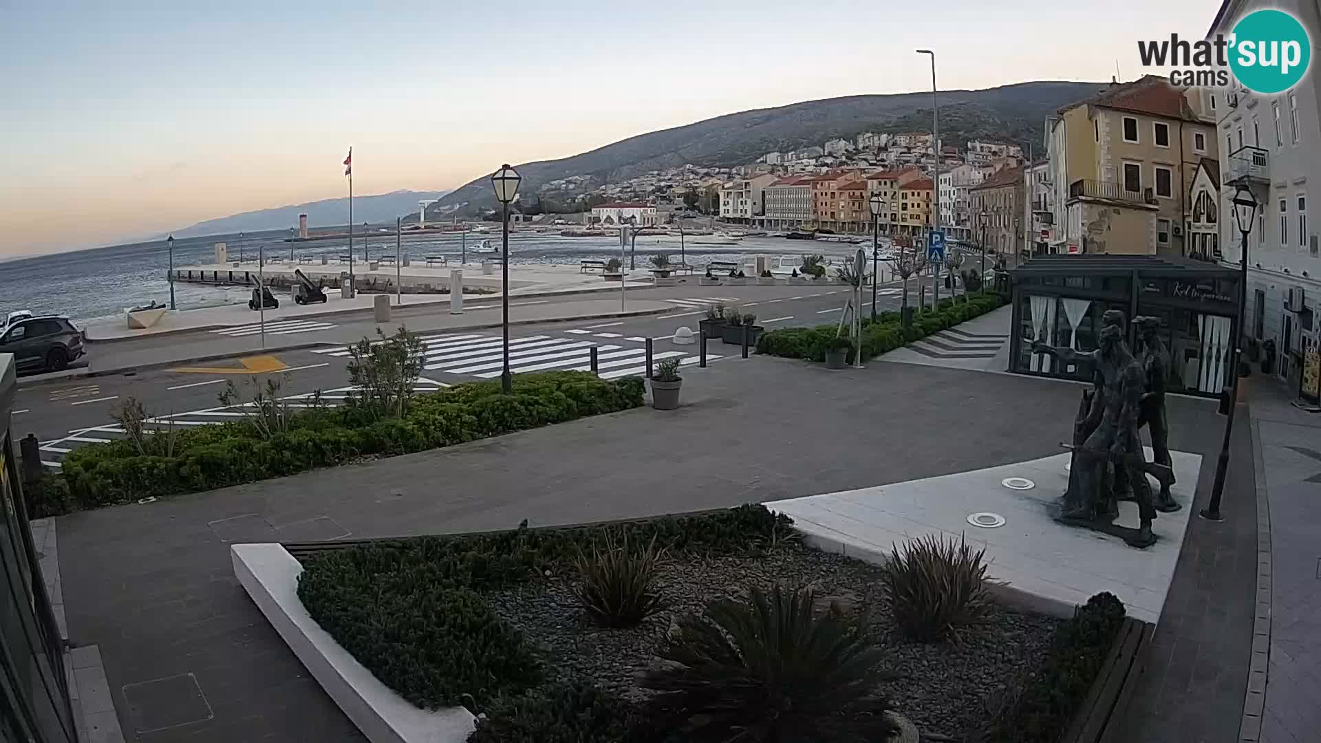 Spletna kamera v živo Senj riva – Hrvaška