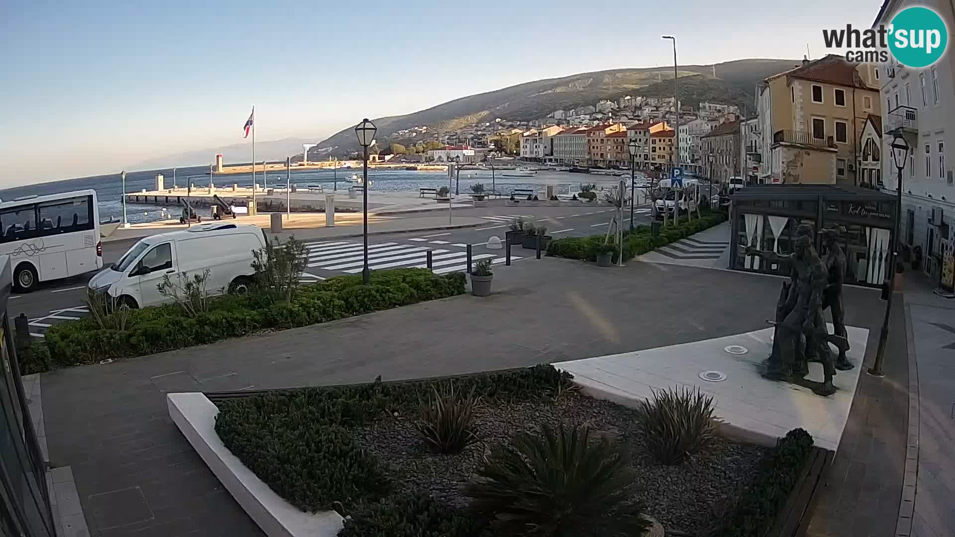 Spletna kamera v živo Senj riva – Hrvaška