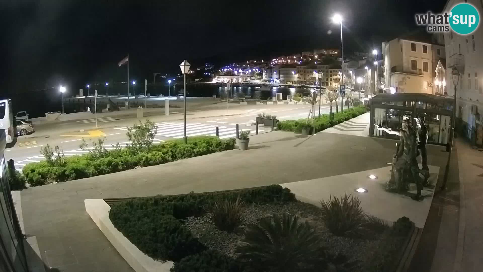 Live webcam Senj riva – fronte mare