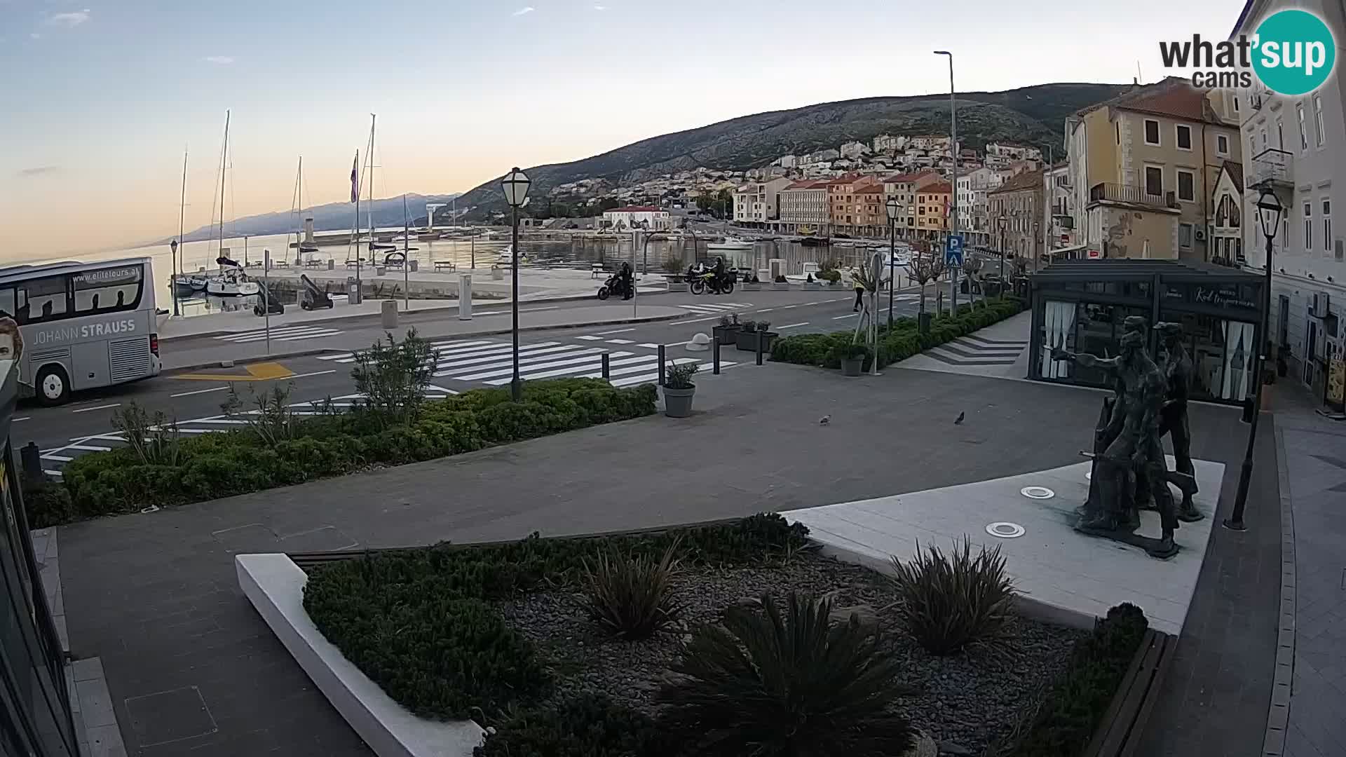 Live-Webcam Senj Riva – direkt am Meer – Kroatien