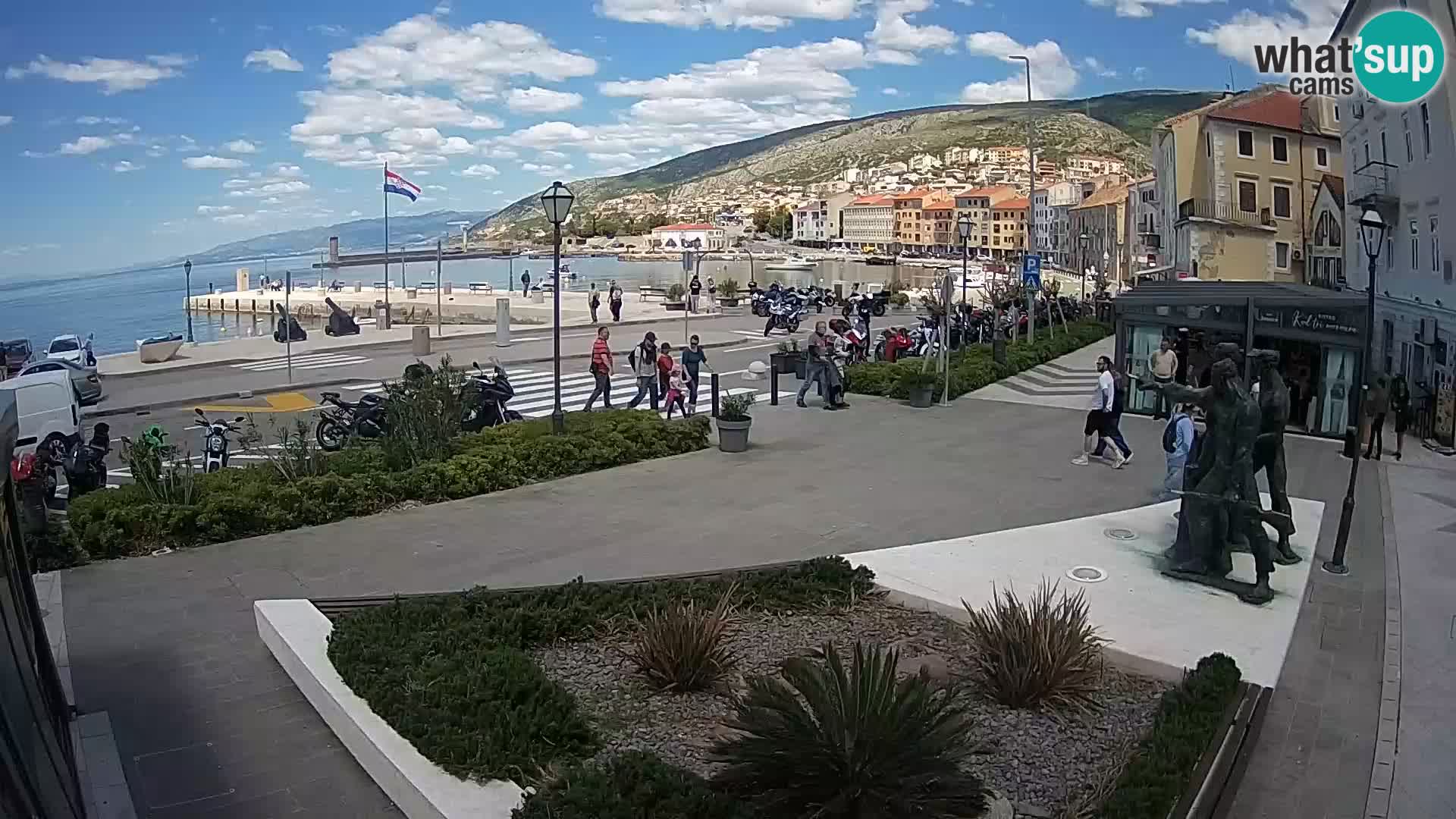 Spletna kamera v živo Senj riva – Hrvaška