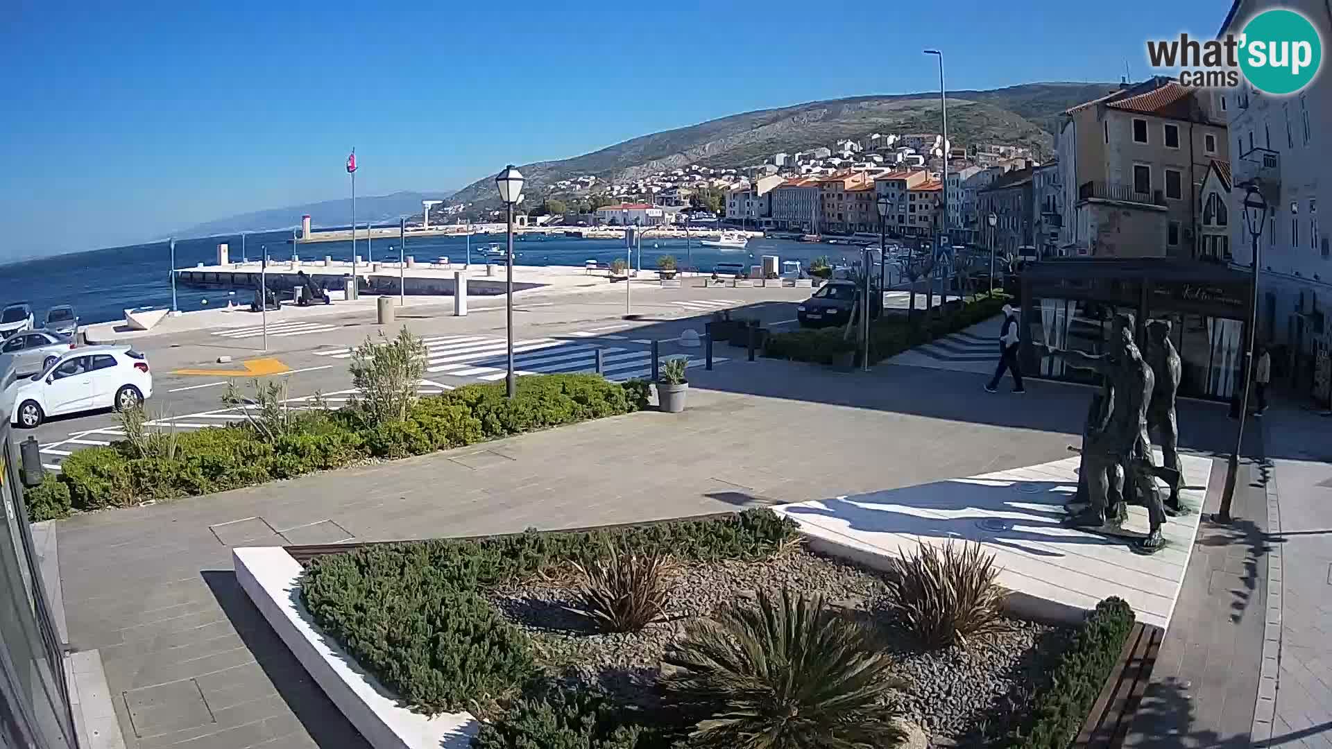 Live webcam Senj riva – seafront – Croatia