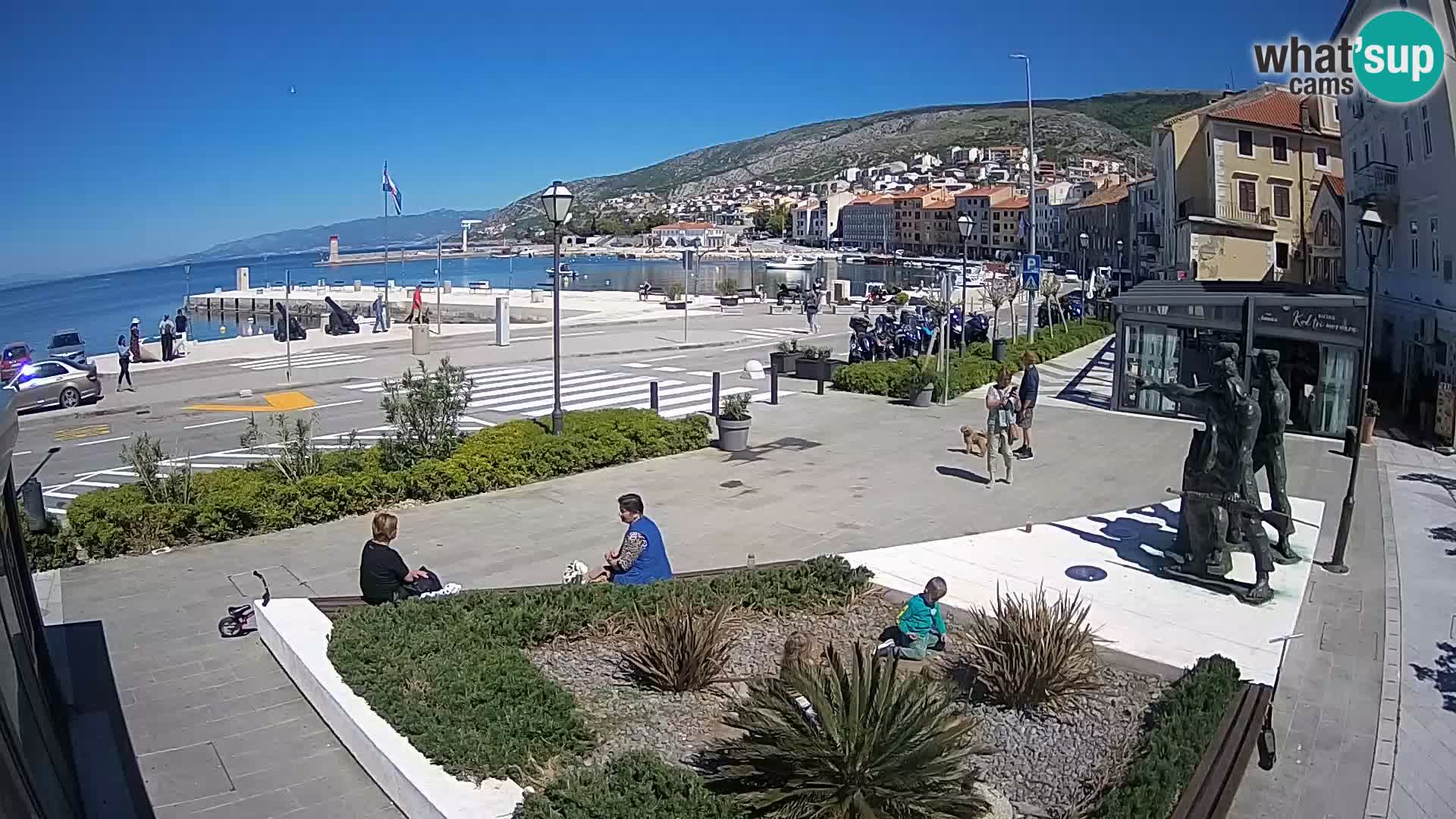 Live webcam Senj riva – seafront – Croatia
