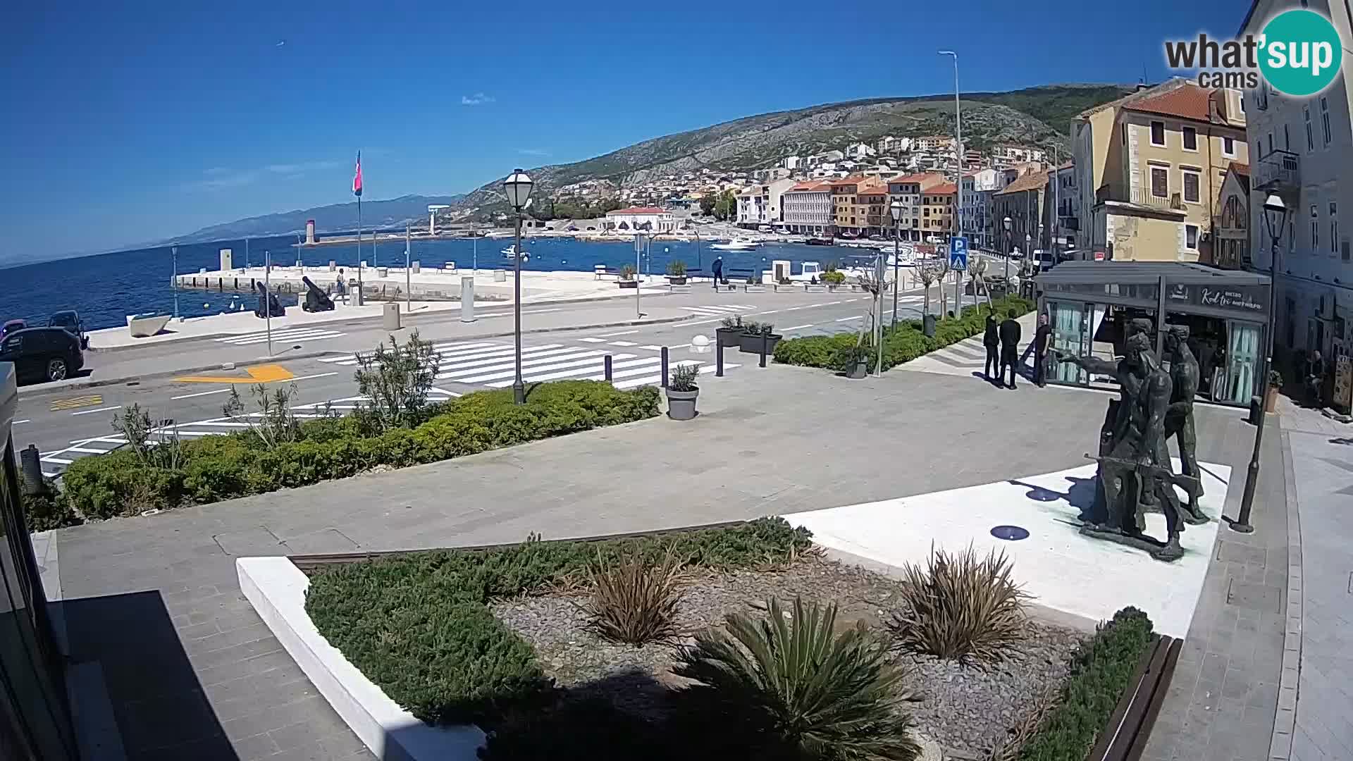 Live webcam Senj riva – seafront – Croatia