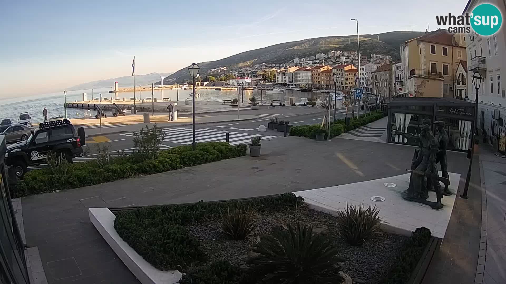 Live-Webcam Senj Riva – direkt am Meer – Kroatien