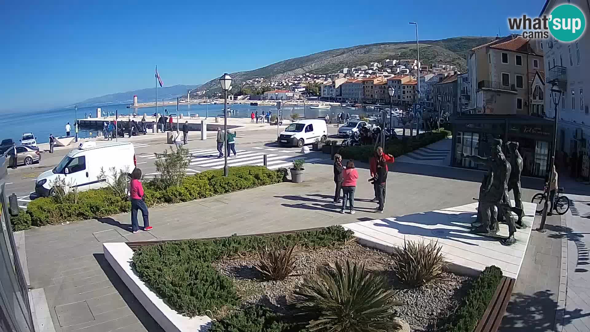 Webcam en vivo Senj riva – paseo marítimo