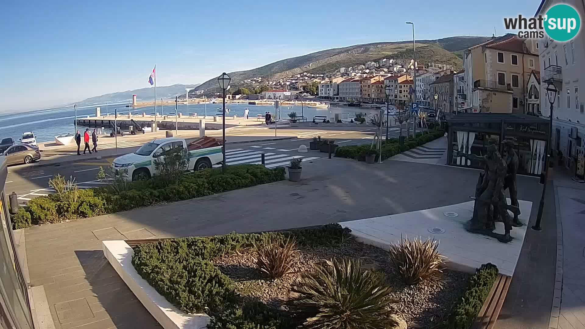 Live webcam Senj riva – fronte mare