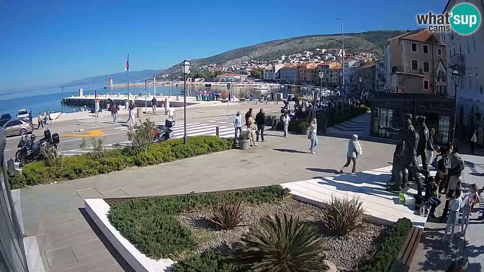 Live webcam Senj riva – fronte mare