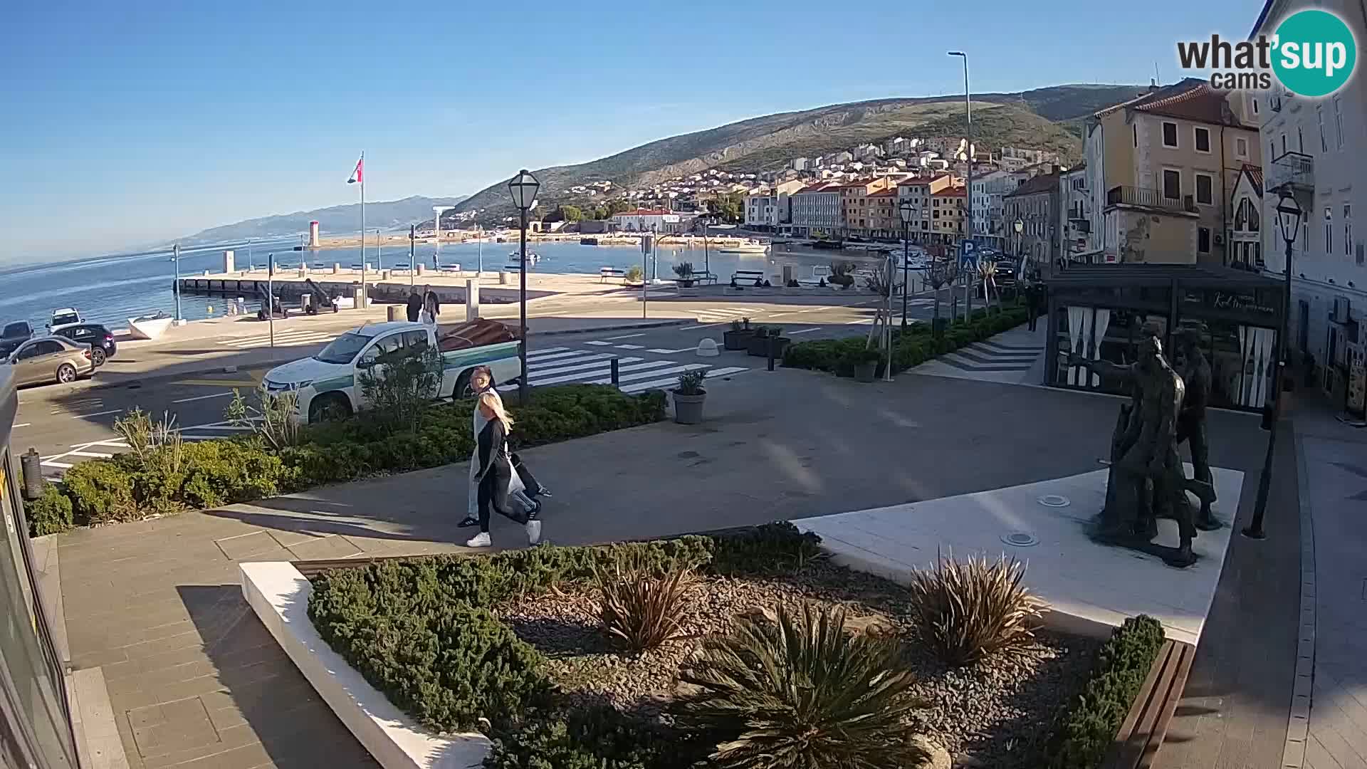 Live webcam Senj riva – fronte mare