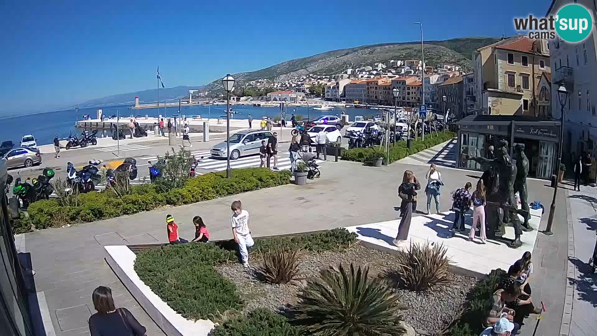 Live-Webcam Senj Riva – direkt am Meer – Kroatien