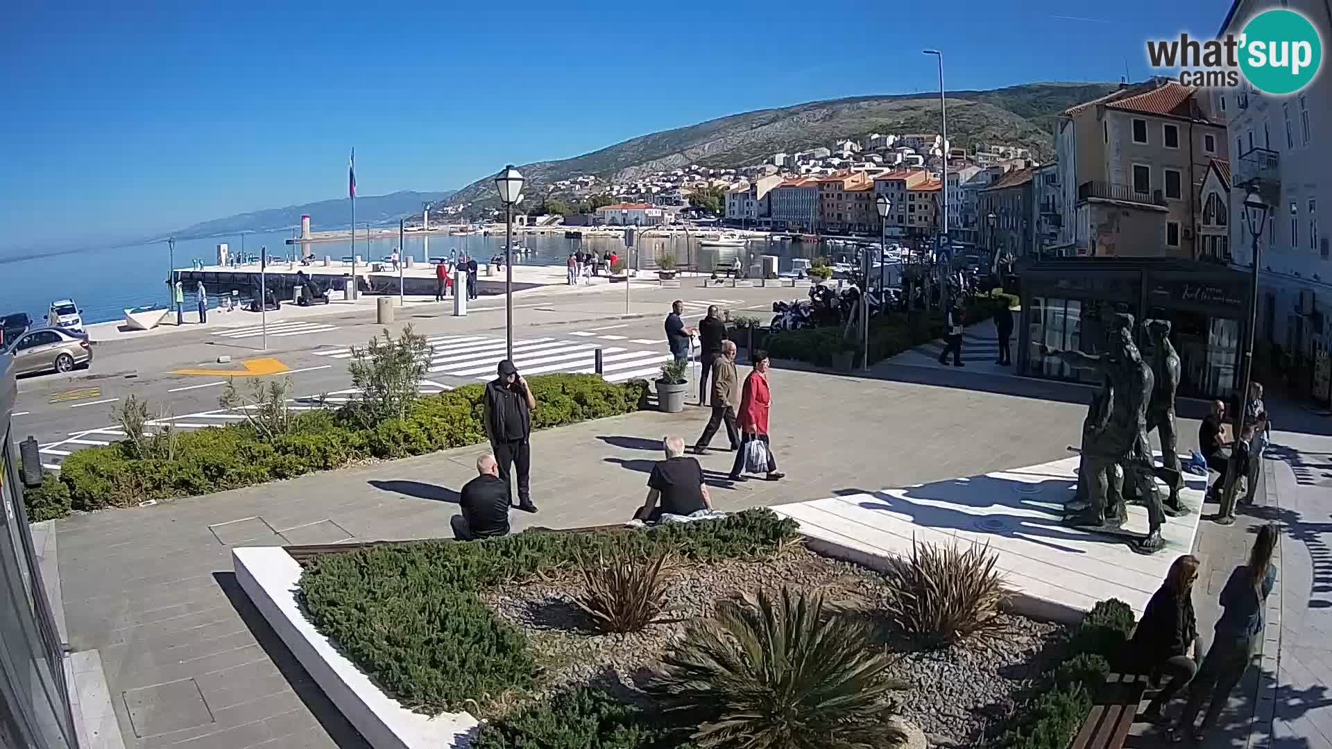 Spletna kamera v živo Senj riva – Hrvaška