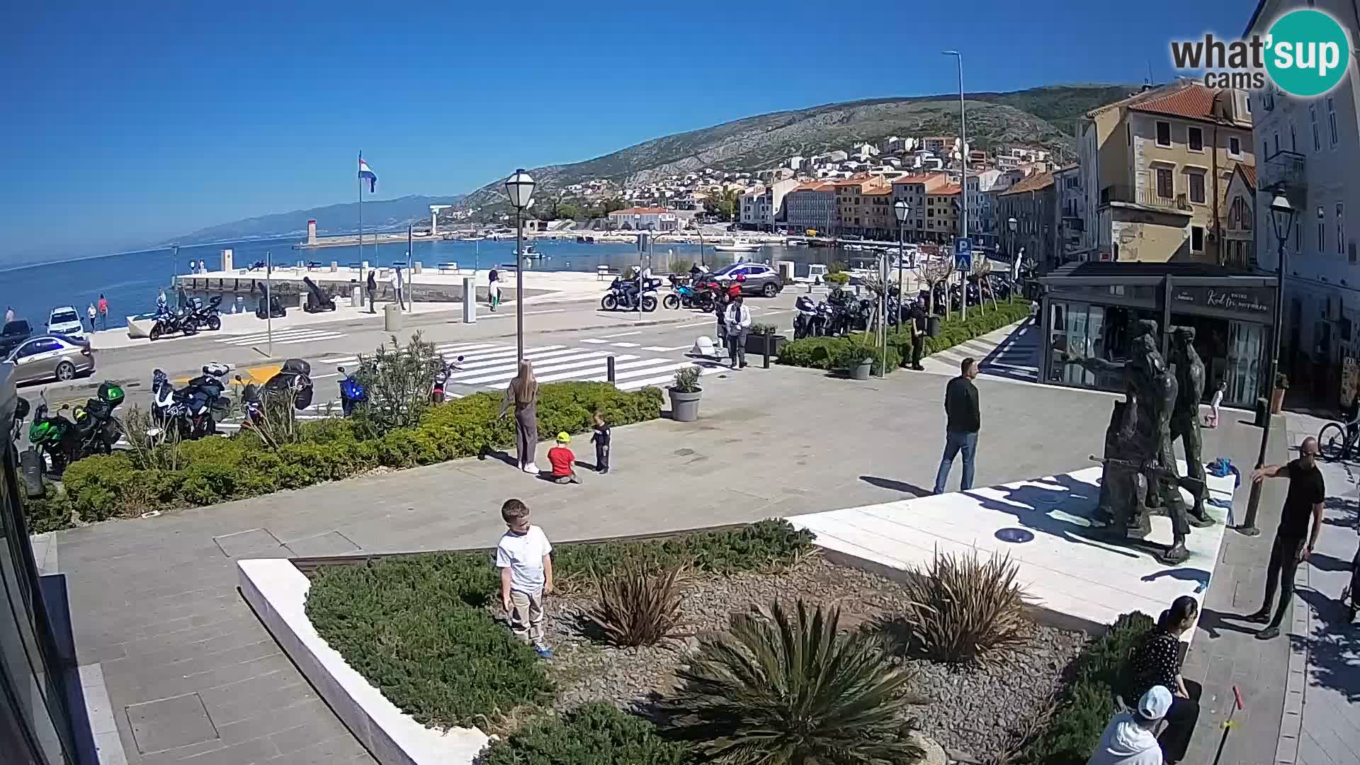 Webcam en vivo Senj riva – paseo marítimo
