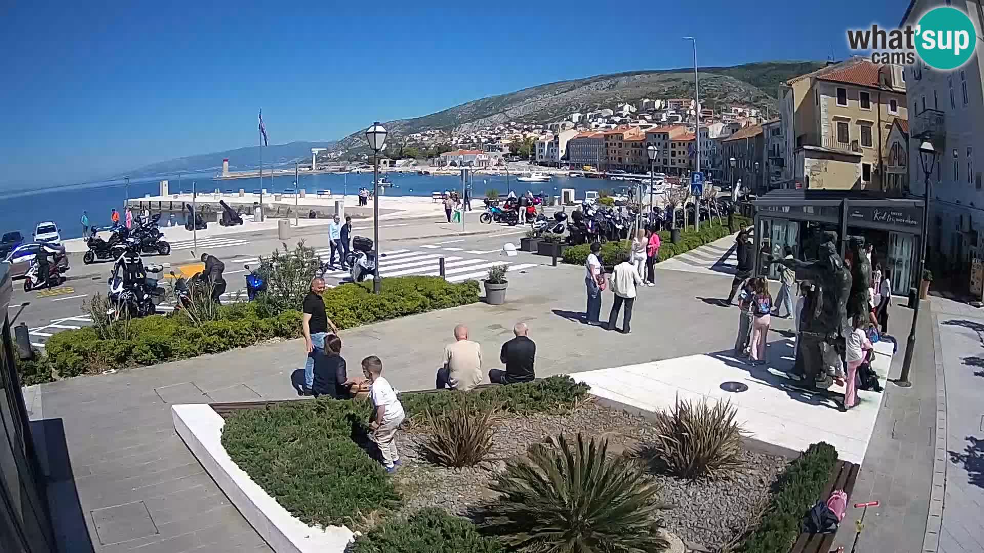 Live-Webcam Senj Riva – direkt am Meer – Kroatien