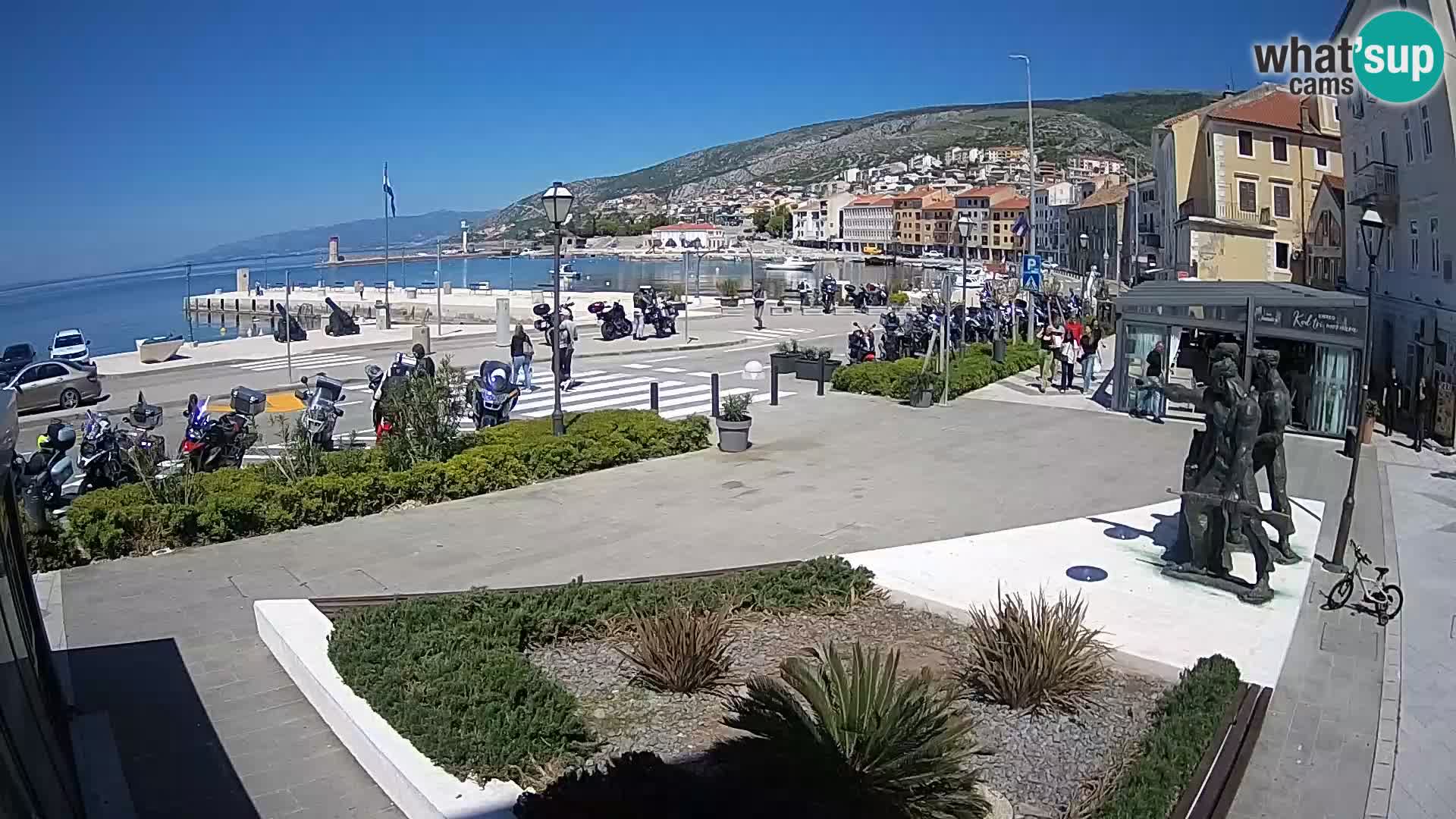 Spletna kamera v živo Senj riva – Hrvaška