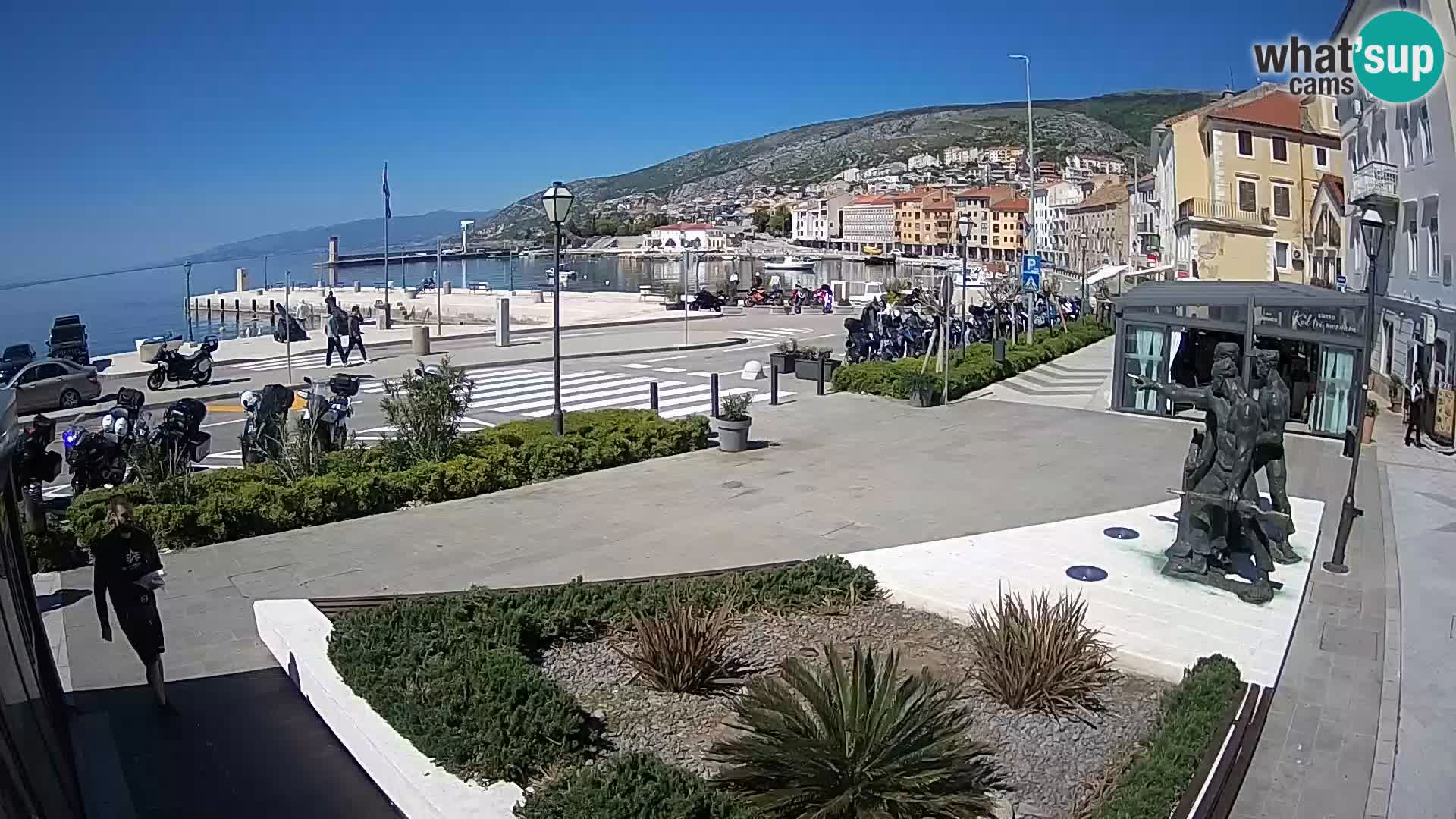 Spletna kamera v živo Senj riva – Hrvaška