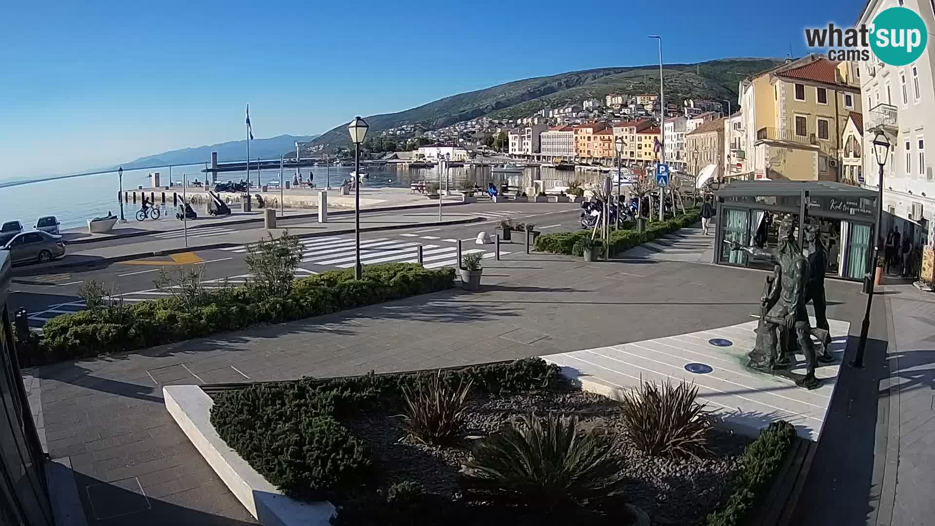Webcam en vivo Senj riva – paseo marítimo
