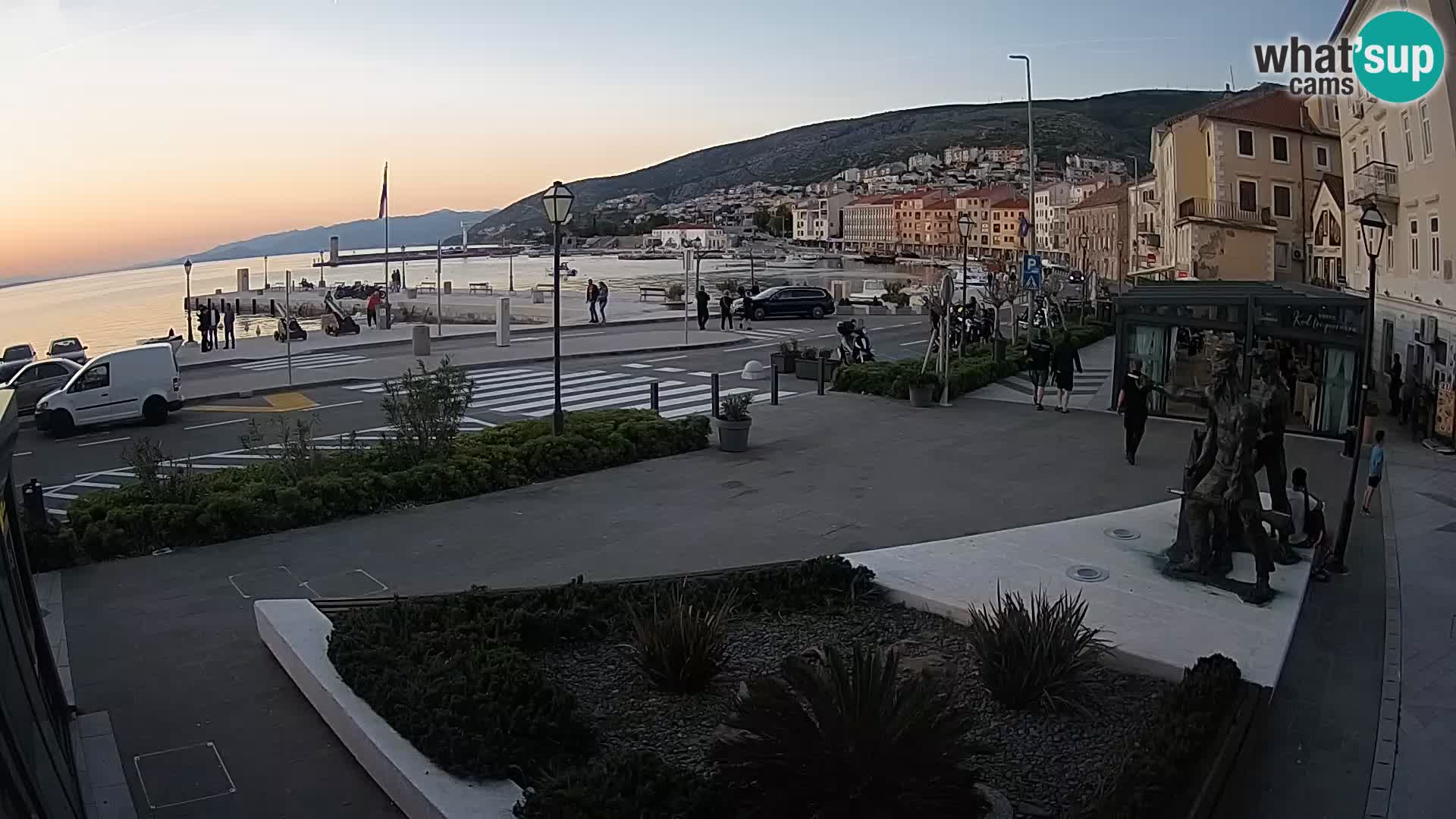 Webcam en vivo Senj riva – paseo marítimo