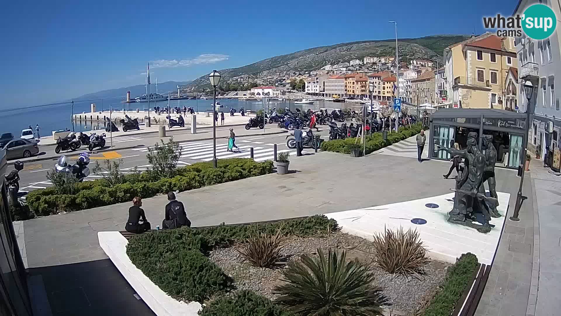 Live-Webcam Senj Riva – direkt am Meer – Kroatien