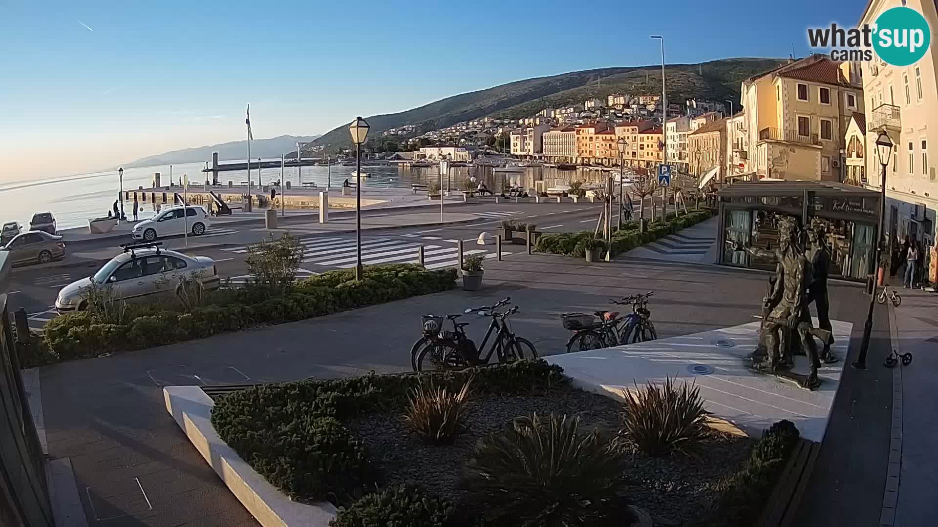 Live-Webcam Senj Riva – direkt am Meer – Kroatien