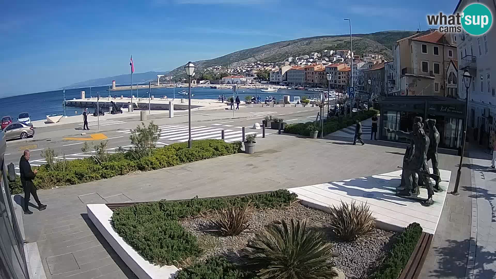 Live webcam Senj riva – seafront – Croatia