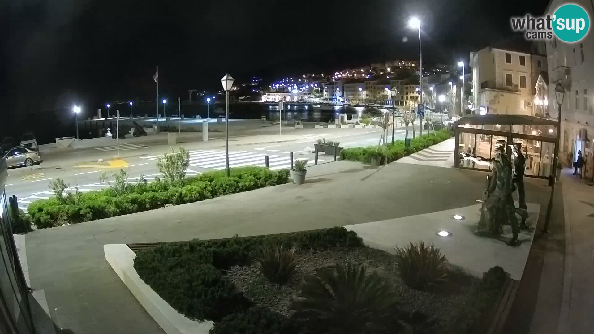 Live webcam Senj riva – fronte mare