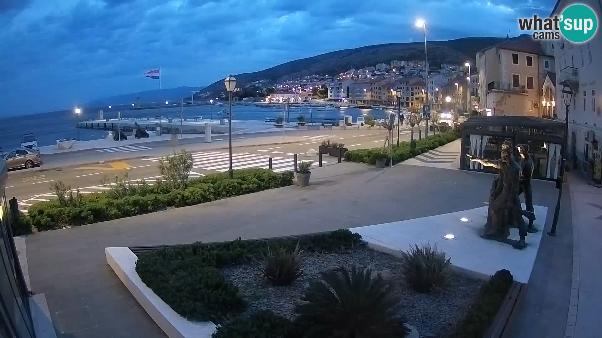 Live webcam Senj riva – fronte mare