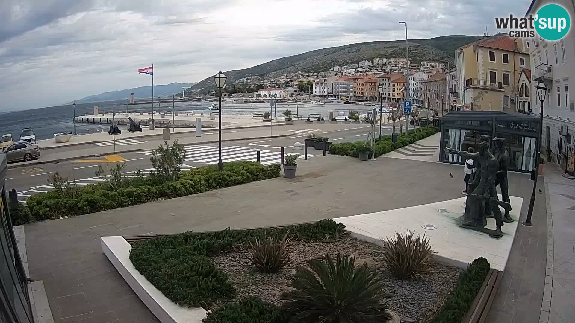 Live webcam Senj riva – fronte mare