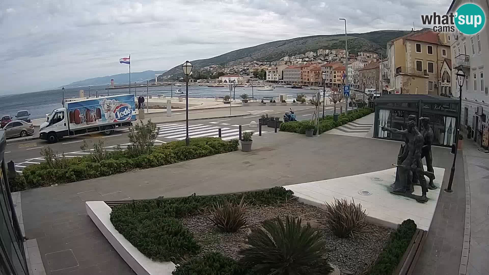 Live webcam Senj riva – fronte mare