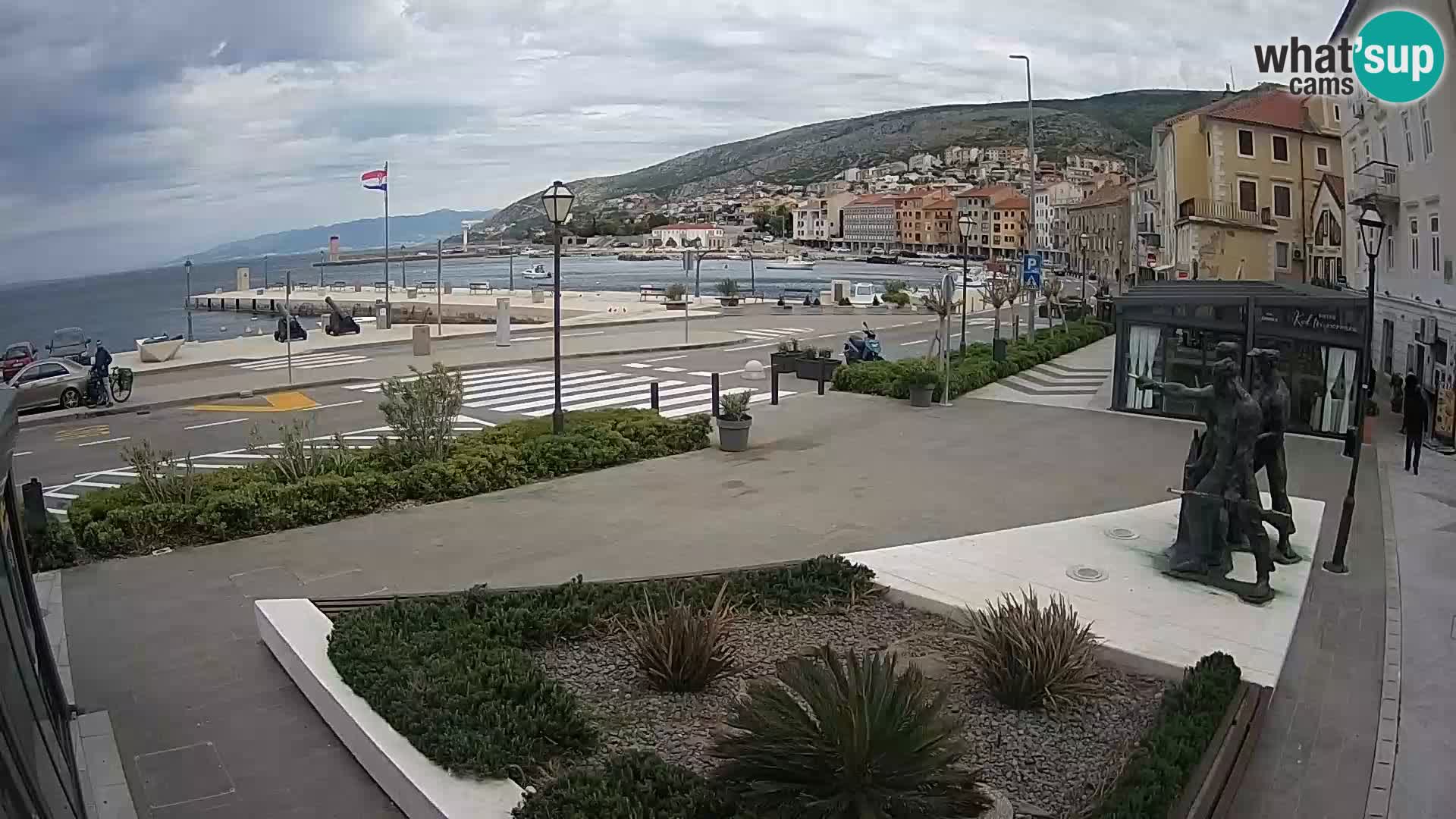 Live-Webcam Senj Riva – direkt am Meer – Kroatien