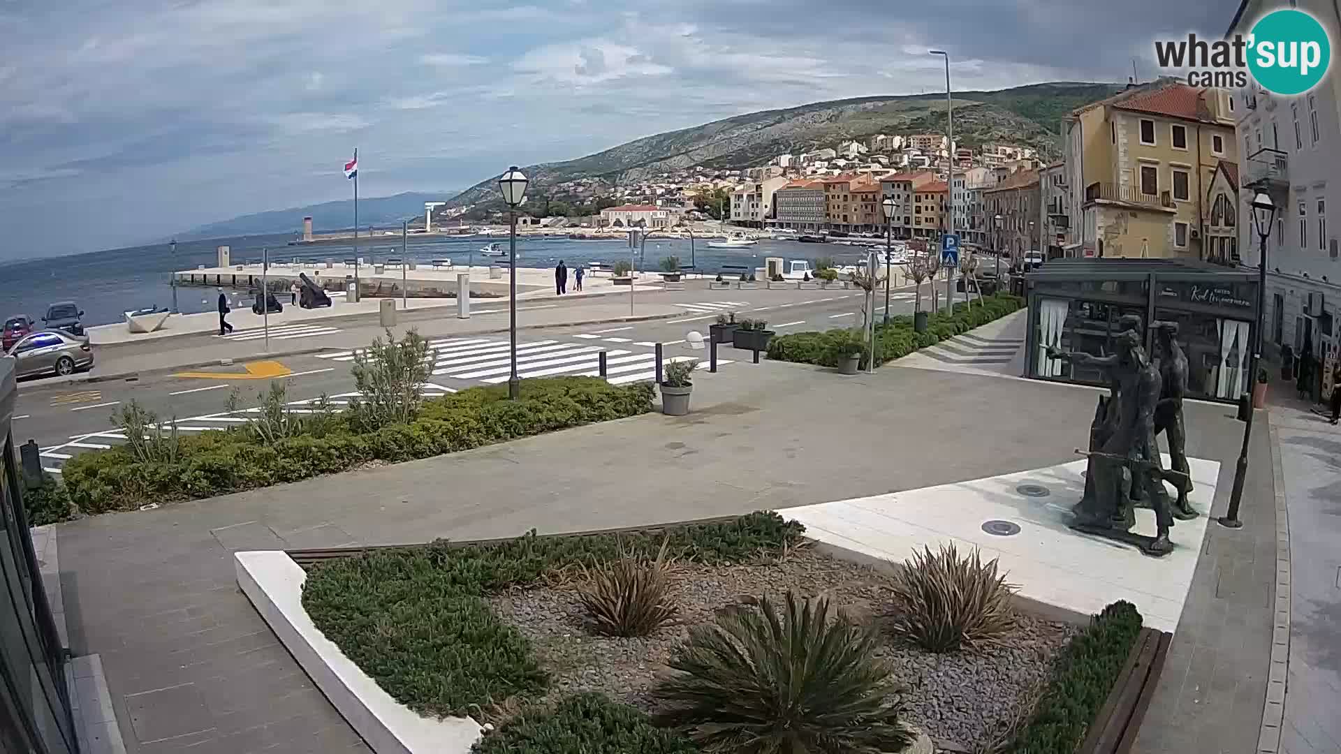 Spletna kamera v živo Senj riva – Hrvaška