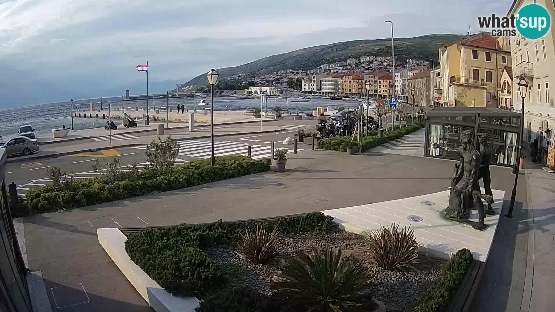 Live webcam Senj riva – seafront – Croatia