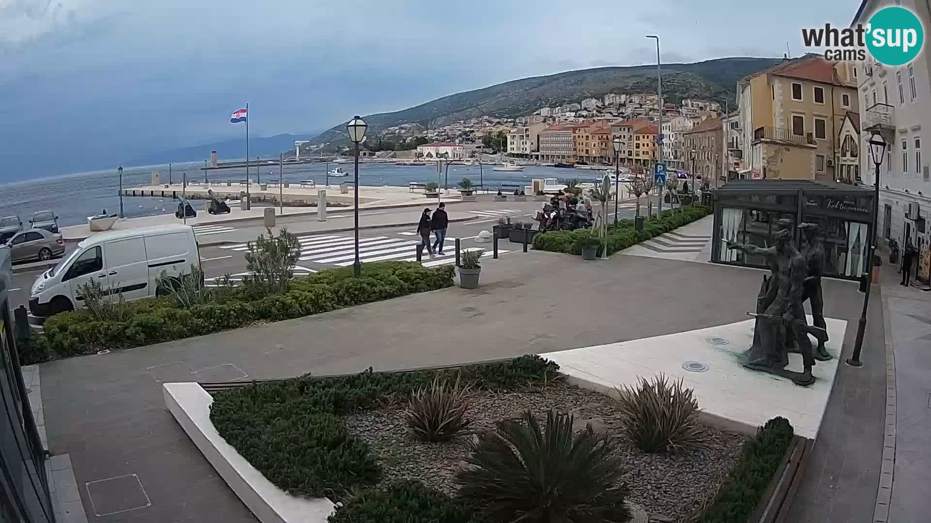 Live webcam Senj riva – seafront – Croatia