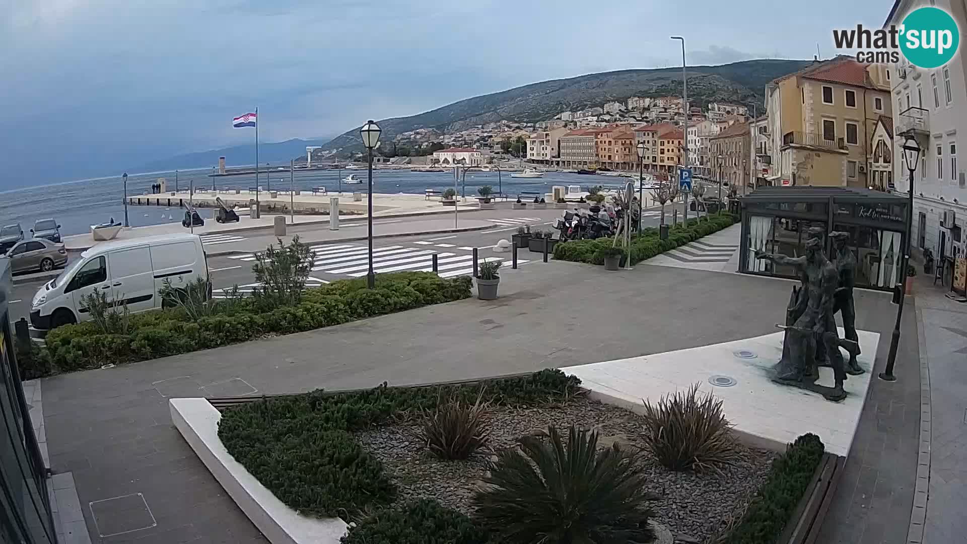 Webcam en vivo Senj riva – paseo marítimo
