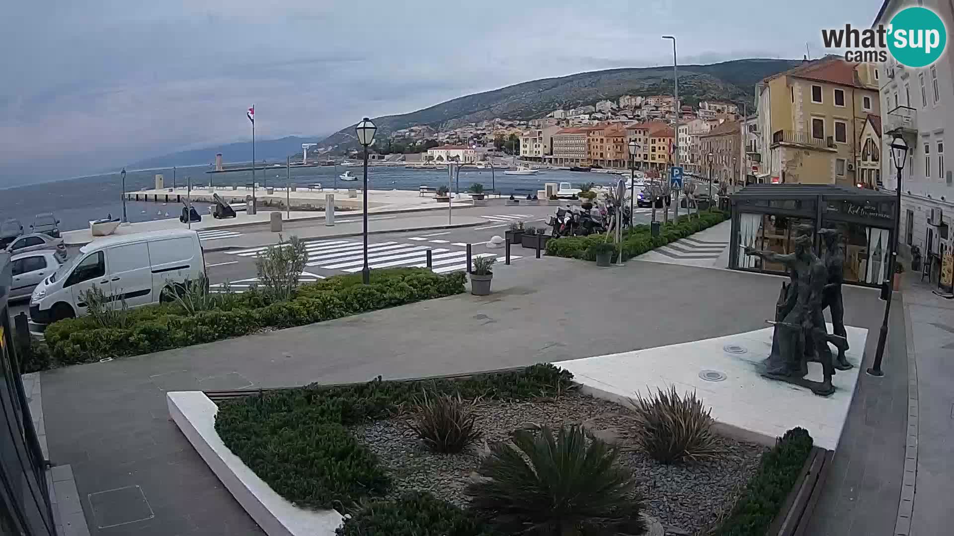 Live-Webcam Senj Riva – direkt am Meer – Kroatien